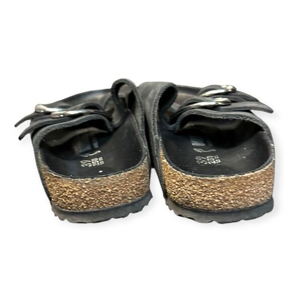 BIRKENSTOCK Women’s Black Arizona Double Buckle Sandals Size 8–8.5 or EU 39 - Picture 3 of 8